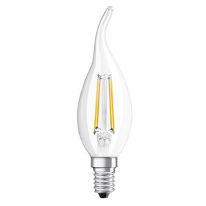 E14 3.4W(470Lm) OSRAM LED Bulb Filament, IP20, glass, dimmable, warm white light 2700K