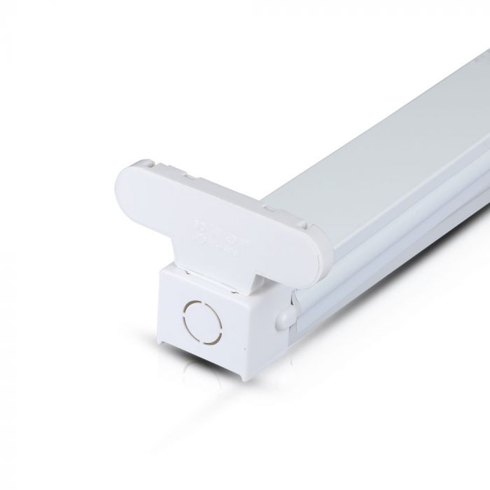600mm LED T8 dienasgaismu lampu stiprinājumu armatūra 2 spuldzēm, V-TAC