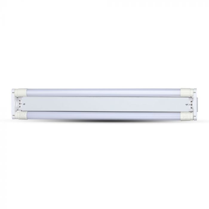 600mm LED T8 dienasgaismu lampu stiprinājumu armatūra 2 spuldzēm, V-TAC