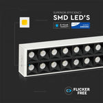 60W(6600Lm) LED Linjär armatur, pendel, V-TAC SAMSUNG, garanti 5 år, neutralvit 4000K