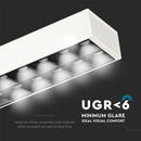 60W(6600Lm) LED Linjär armatur, pendel, V-TAC SAMSUNG, garanti 5 år, neutralvit 4000K