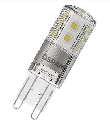 Светодиодная лампа OSRAM G9 3W(320Lm), IP20, диммируемая, теплый белый свет 2700K