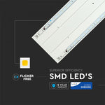 60W(6600Lm) LED Linjär armatur, pendel, V-TAC SAMSUNG, garanti 5 år, neutralvit 4000K