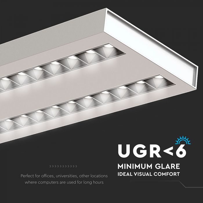60W(6600Lm) LED Linjär armatur, pendel, V-TAC SAMSUNG, garanti 5 år, neutralvit 4000K