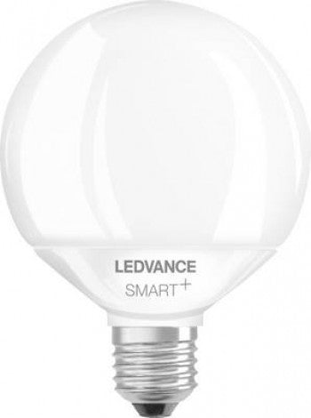 E27 14W LEDVANCE LED SMART+ Spuldze, G95, RGBW, WIFI, Bluetooth, savietojama ar Google Home, Alexa
