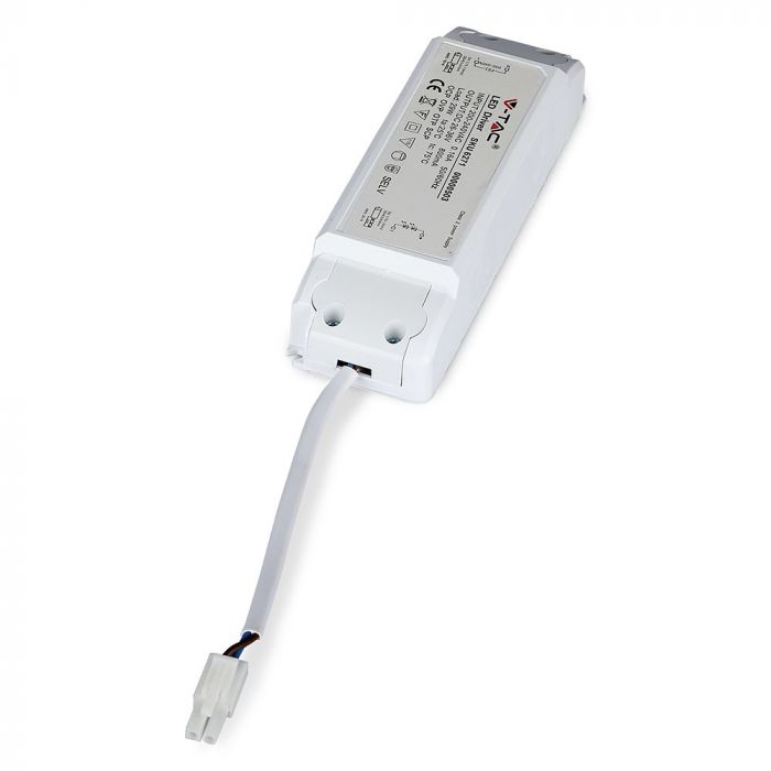 29W Barošanas bloks LED panelim, BEZ mirgošanas efekta, nav dimmējams, garantija 5 gadi, IP20, V-TAC