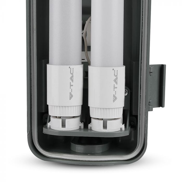 IP65 raam, 2x22W(4000Lm) 150cm T8 LED-lambid, V-TAC Nano, neutraalne valge valgus 4000K