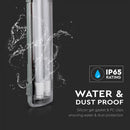 Каркас IP65 с 2x22W(4000Lm) 150cm T8 LED лампами, V-TAC Nano, нейтральный белый свет 4000K