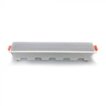 29cm_20W(1400Lm) LED iebūvējams Lineārais gaismeklis, IP20, V-TAC, bez kontaktdakšas(kabeļu savienojums), auksti balta gaisma 6400K