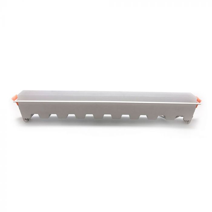 30W(2100Lm) 43cm LED iebūvējams Lineārais gaismeklis, IP20, V-TAC, bez kontaktdakšas(kabeļu savienojums), auksti balta gaisma 6000K