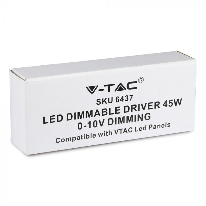 45W toiteplokk LED-paneelile, timmitav (töötab koos dimmeriga), IP20, V-TAC