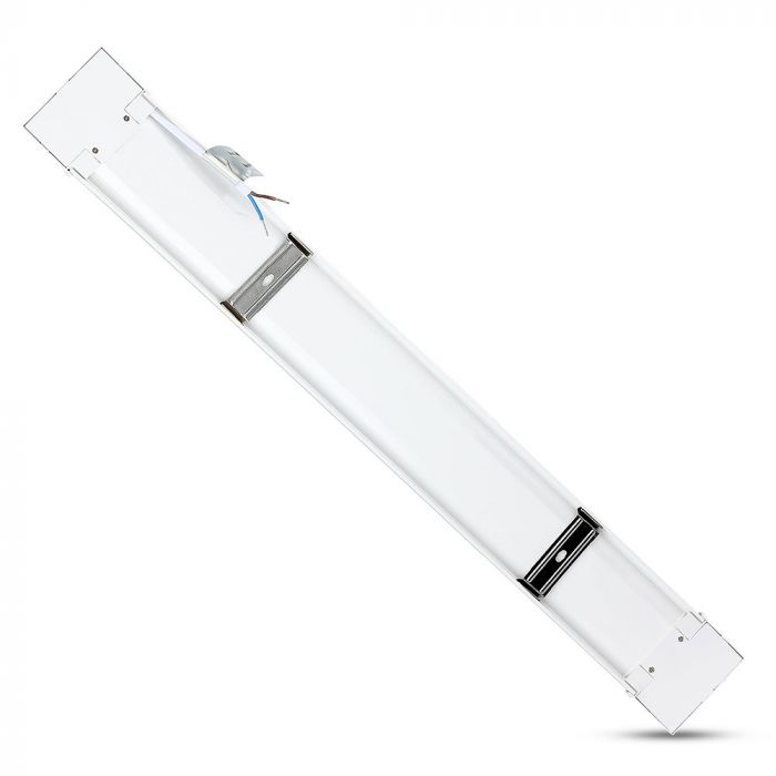 30W (4800Lm) 120cm LED Lineārais gaismeklis, IP20, V-TAC SAMSUNG CHIP, garantija 5 gadi, bez kontaktdakšas(kabeļu savienojums), auksti balta gaisma 6400K