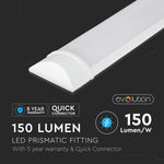 38W(5700Lm) 150cm LED lineārais gaismeklis V-TAC SAMSUNG CHIP, garantija 5 gadi, IP20, bez kontaktdakšas(kabeļu savienojums), silti balta gaisma 3000K