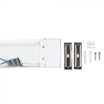 38W(5700Lm) 150cm LED lineārais gaismeklis V-TAC SAMSUNG CHIP, garantija 5 gadi, IP20, bez kontaktdakšas(kabeļu savienojums), silti balta gaisma 3000K