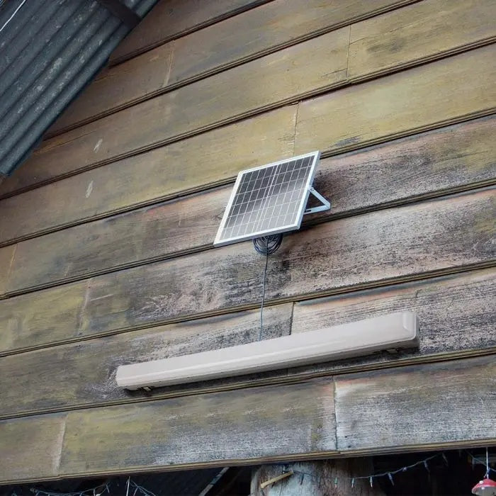 18W(1000Lm) LED solar luminaire, linear, IP65, V-TAC, 3IN1