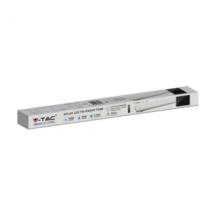 18W(1000Lm) LED solar luminaire, linear, IP65, V-TAC, 3IN1