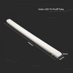 18W(1000Lm) LED solar luminaire, linear, IP65, V-TAC, 3IN1