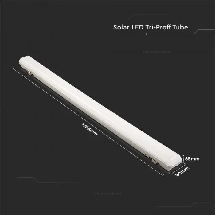 18W(1000Lm) LED solar luminaire, linear, IP65, V-TAC, 3IN1
