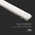 18W(1000Lm) LED solar luminaire, linear, IP65, V-TAC, 3IN1