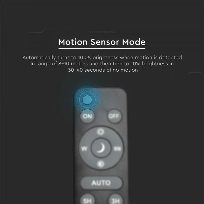 18W(1000Lm) LED solar luminaire, linear, IP65, V-TAC, 3IN1