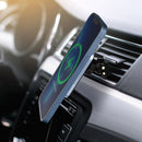 Swissten Magsafe Air Vent Turētājs Gaisa restei ar 15W Bezvadu uzlādi