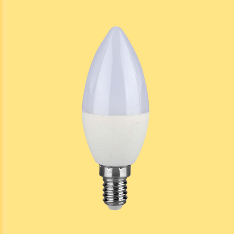 E14 4,5W (470Lm) LED-lampa, V-TAC SAMSUNG, IP20, varmvitt ljus 3000K
