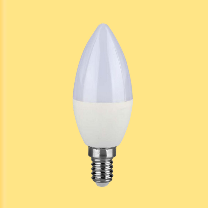 Светодиодная лампа E14 4,5 Вт (470 лм), V-TAC SAMSUNG, IP20, теплый белый свет 3000K