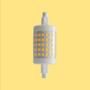 R7S 7W(700Lm) LED-lampa, V-TAC, IP20, varmvitt ljus 3000K