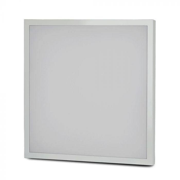 25W(4000Lm) LED Panelis 595x595mm(600x600mm), V-TAC, neitrāli balta gaisma 4000K, komplektā ar barošanās bloku