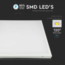 25W(4000Lm) LED Panel 595x595mm(600x600mm), V-TAC, neutral white light 4000K, complete with power supply unit