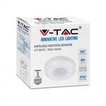 Infrapuna liikumisandur, valge, IP20, Max 200W LED, 360°, V-TAC