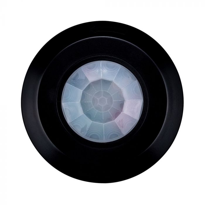 Infrared motion sensor, black, IP20, Max 200W LED, 360°, V-TAC