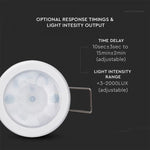 Infrasarkanais kustību sensors, balts, IP20,  Max 400W LED,  360°, V-TAC