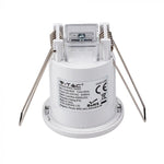 Infrasarkanais kustību sensors, balts, IP20,  Max 400W LED,  360°, V-TAC
