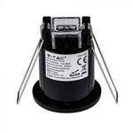Infrasarkanais kustību sensors, melns, IP20,  Max 400W LED,  360°, V-TAC