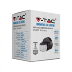 Infrapuna liikumisandur, must, 180°/360°, Max 600W LED, V-TAC