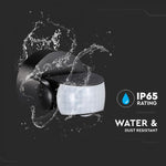 Infrapuna liikumisandur, must, 180°/360°, Max 600W LED, V-TAC