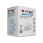 Infrapuna liikumisandur, valge, IP65, MAX:600W LED, 180°/360°, V-TAC