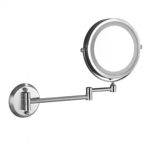 3W(30Lm) 5V 18 SMD LED Make-up sienas spogulis, IP44, V-TAC, 4xAA, auksti balta gaisma 6400K