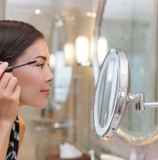 3W(30Lm) 5V 18 SMD LED Make-up Wall Mirror, IP44, V-TAC, 4xAA, холодный белый 6400K