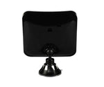 3.2W(30Lm) LED grima spogulis ar apgaismojumu, 16x19 cm, melns, 3xAAA baterijas (nav iekļautas), V-TAC, IP44, auksti balta gaisma 6400K