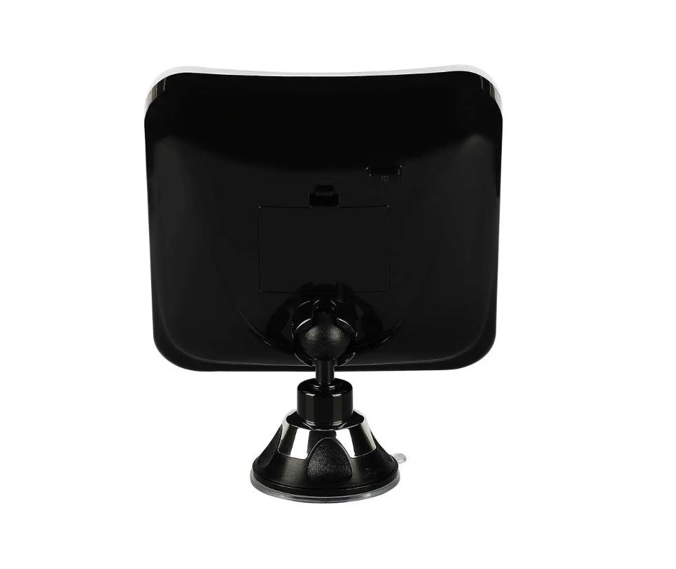 3.2W(30Lm) LED grima spogulis ar apgaismojumu, 16x19 cm, melns, 3xAAA baterijas (nav iekļautas), V-TAC, IP44, auksti balta gaisma 6400K