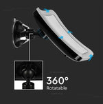 3.2W(30Lm) LED grima spogulis ar apgaismojumu, 16x19 cm, melns, 3xAAA baterijas (nav iekļautas), V-TAC, IP44, auksti balta gaisma 6400K
