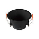 GU10 iebūvējams karkass/armatūra, apaļas formas, melns, V-TAC