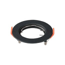 GU10 recessed frame/fixture, round, Ø81X40mm, recessed. Dimm. Ø63mm, black, 2 pcs, V-TAC