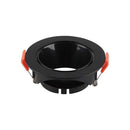 GU10 recessed frame/fixture, round, adjustable light direction, Ø85X40mm, recessed Ø72mm, black/black, V-TAC