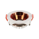 GU10 recessed frame/fixture, round, adjustable light direction, Ø85X40mm, recessed Ø72mm, white/rose gold, V-TAC