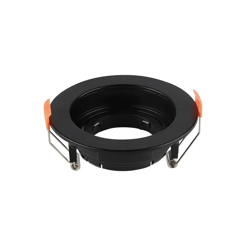 GU10 recessed frame/fixture, round, adjustable light direction, Ø102X42mm, recessed. Ø85mm, black, V-TAC