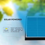 2W(40Lm) LED solārais dārza gaismeklis, V-TAC, IP65, melns, auksti balta gaisma 6400K