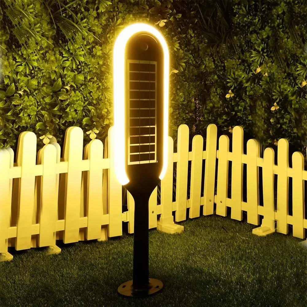 5W(400Lm) LED solārais dārza gaismeklis, V-TAC, IP65, silti balta gaisma 3000K